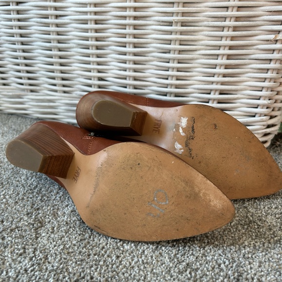 Frye Leather Reina Cognac Booties - Picture 4 of 5